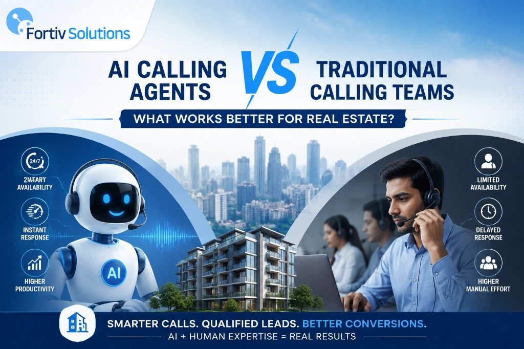 AI Calling Agents vs Traditional Calling Teams: What Works Better for Real Estate?